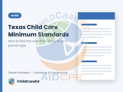 Texas Child Care Regulations