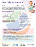 Developmental Milestones Checklist (9 mo)(Spanish)