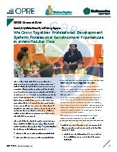 Professional Development Experiences in Infant-Toddler Care