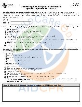 Affidavit for Applicants for Employment Child-Care Home
