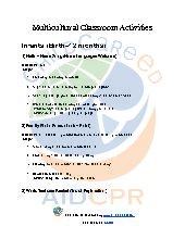 Multicultural Classroom Activities