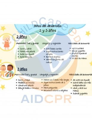 Hitos del Desarrollo de 2 y 3 A&ntilde;os