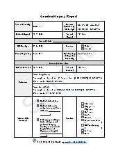 Accident/ Injury Report for Infants and Toddlers: Sample