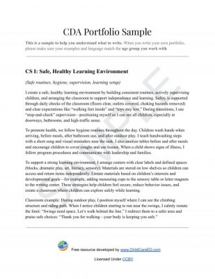 CDA Portfolio Sample