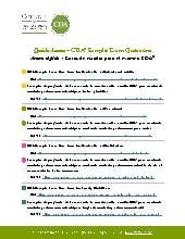 Free CDA Sample Exam Questions