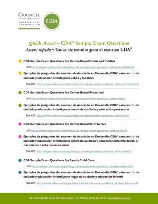 Free CDA Sample Exam Questions