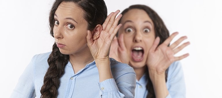 Listening Intently While Surprised